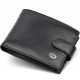 Класичне чоловіче портмоне з натуральної шкіри ST Leather ST102 Чорний
