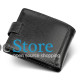 Класичне чоловіче портмоне з натуральної шкіри ST Leather ST102 Чорний