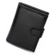 Чорне чоловіче портмоне з натуральної шкіри з відділенням під автодокументи Marco Coverna MC-2090H-1