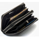 Чорний чоловічий гаманець-клатч на дві блискавки з натуральної шкіри Marco Coverna MC-801
