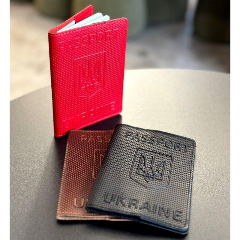 Стильні шкіряні обкладинки для паспорту