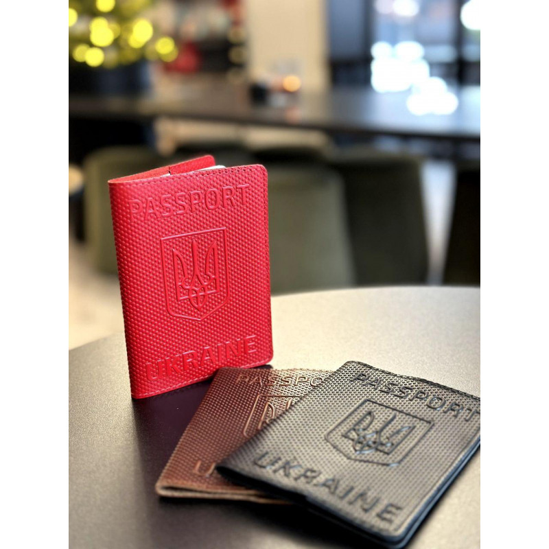 Стильні шкіряні обкладинки для паспорту