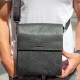 Чоловічий шкіряний месенджер 23х26х6, сумка планшет через плече BEXHILL TD-18621 чорний