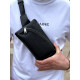 Поясна бананка унісекс 14х25х8, сумка конверт для телефону та документів TD-54928 чорна