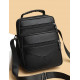 Чоловіча шкіряна сумка-барсетка 26х20.5х8, месенджер через плече Bexhill Bx-56402 чорна