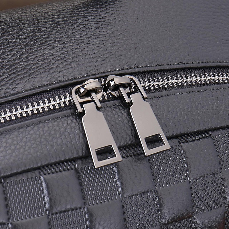 Рюкзак чоловічий шкіряний 30х41х15, міський наплічник для ноутбука та документів Tiding Bag 63989 чорний