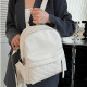 Жіночий шкіряний наплічник міський 35х26х17, рюкзак з натуральної шкіри, білий