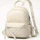 Жіночий шкіряний наплічник міський 35х26х17, рюкзак з натуральної шкіри, білий