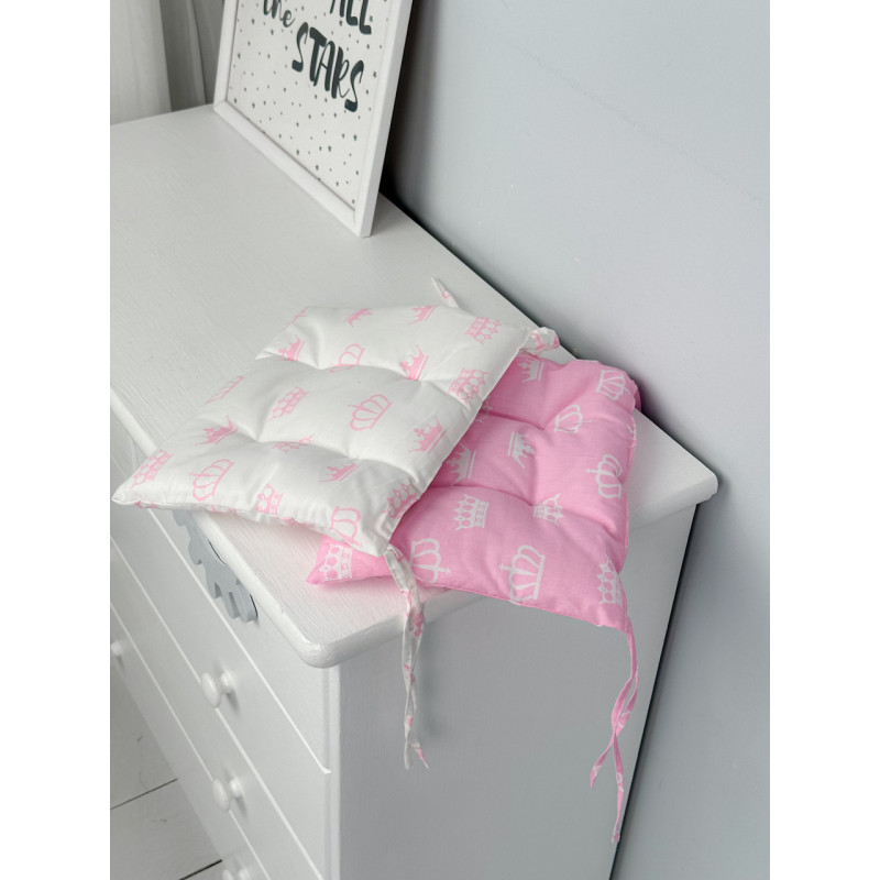 Подушка м'яка для дитячого стільчика 23х28, сіра