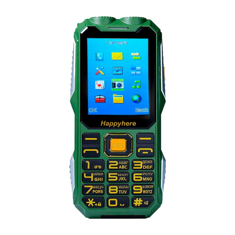 Телефон Tkexun Q8 (Happyhere F99) green Limited Edition