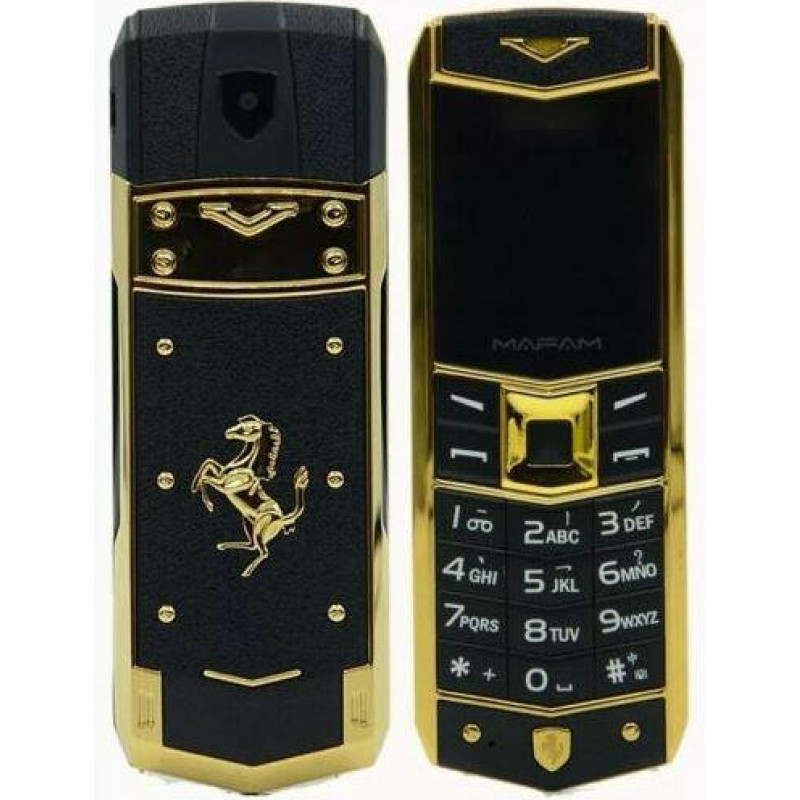 Телефон H-Mobile A8 (Mafam A8) black. Vertu design