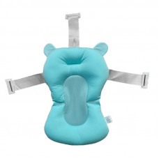 Матрасик коврик для ребенка в ванночку с креплениями Bestbaby 340 Blue Bears