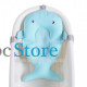Матрасик коврик для ребенка в ванночку с креплениями Bestbaby 340 Blue Shark
