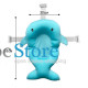 Матрасик коврик для ребенка в ванночку с креплениями Bestbaby 340 Blue Shark