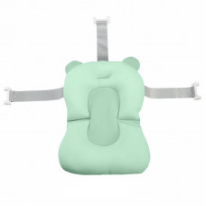 Матрасик коврик для ребенка в ванночку с креплениями Bestbaby 341 Green