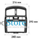 Переходная рамка Hyundai Santa Fe 2000-2006 (7258) 9"