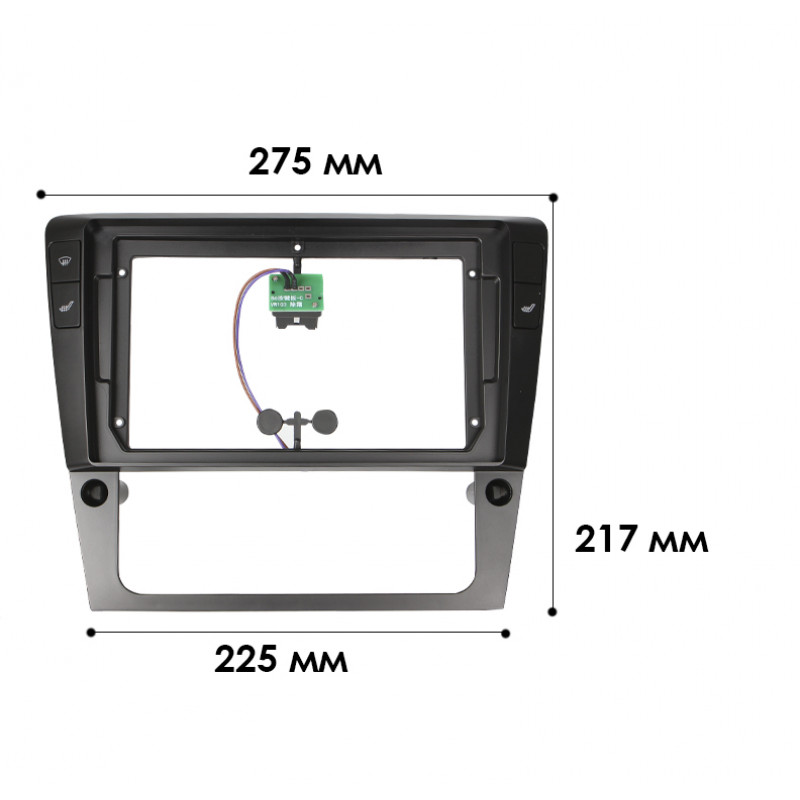 Переходная рамка Skoda SuperB 2001-2008 (3938) 9"