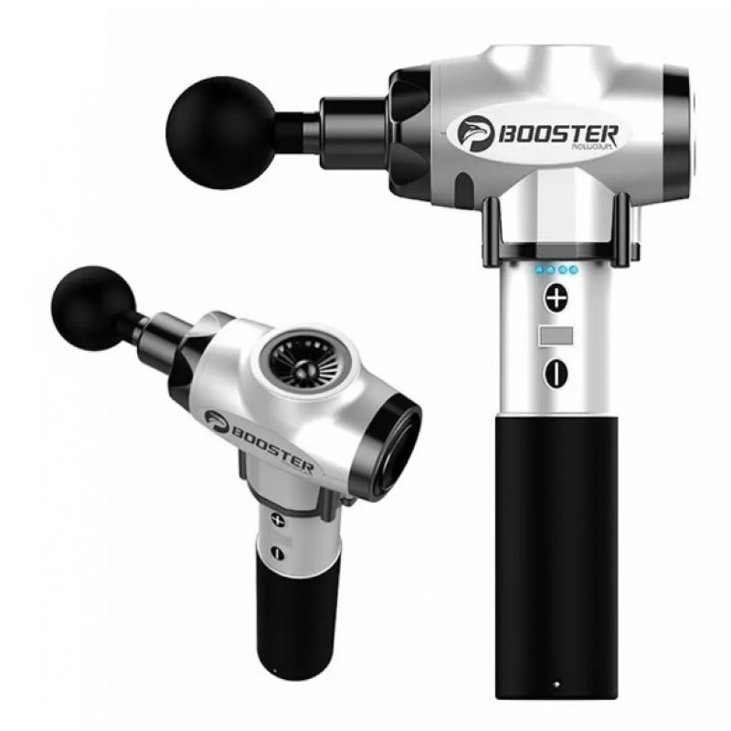 Професійний перкусійний масажер для м'язів Booster E (24V), ударний пістолет зі сталевим корпусом