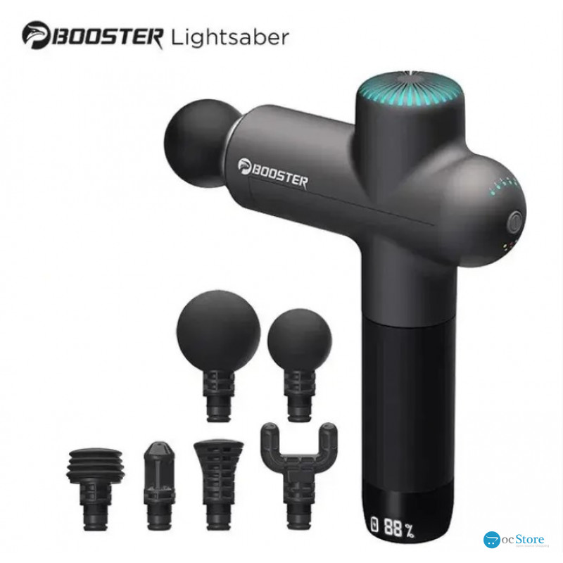 Професійний перкусійний масажер Booster Lightsaber (24V) — Ударний масажер для тіла
