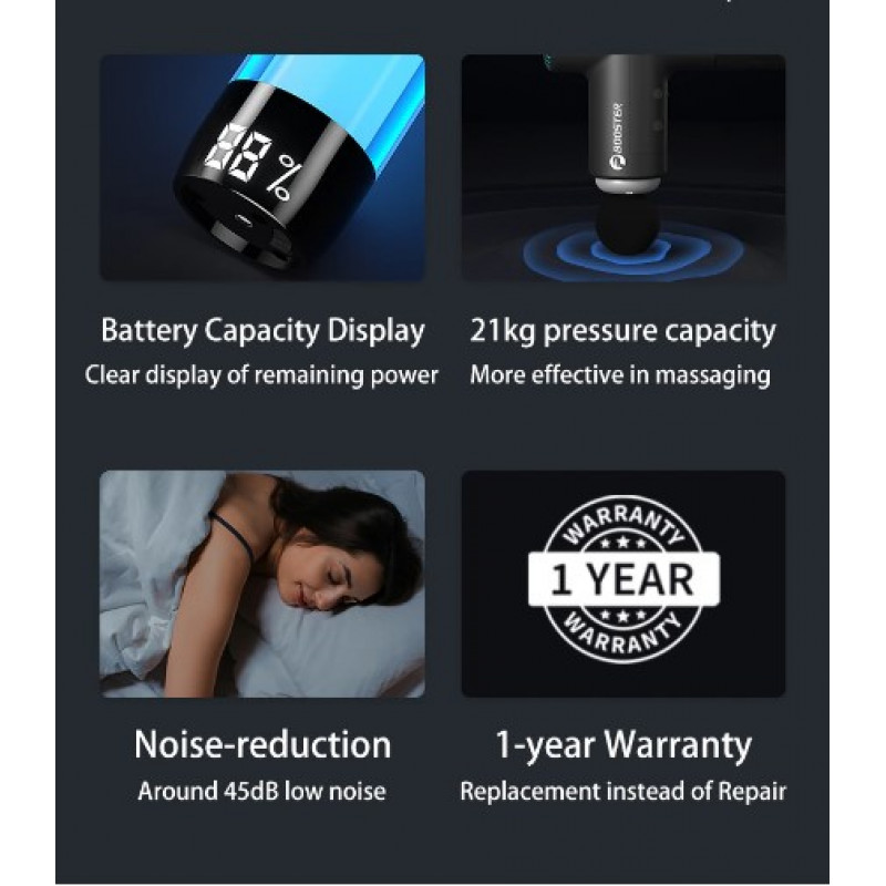 Професійний перкусійний масажер Booster Lightsaber (24V) — Ударний масажер для тіла