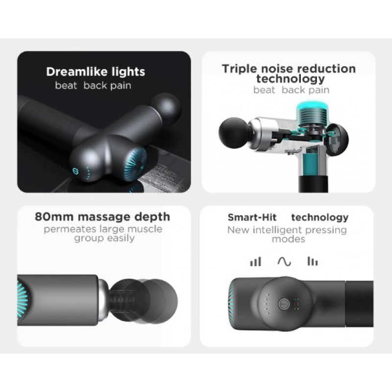 Професійний перкусійний масажер Booster Lightsaber (24V) — Ударний масажер для тіла