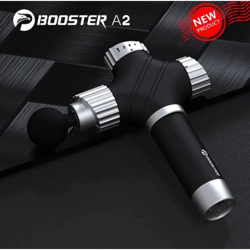 Перкусійний масажний пістолет Booster A2 — ударний масажер для глибокого масажу та відновлення.