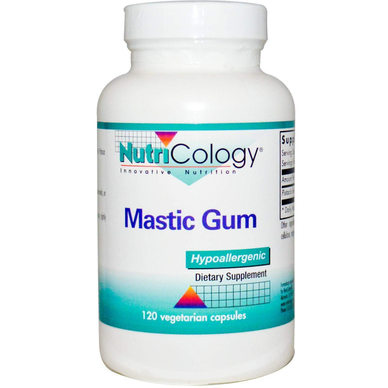 Смола мастикового дерева, Mastic Gum, Nutricology, 120 кап.
