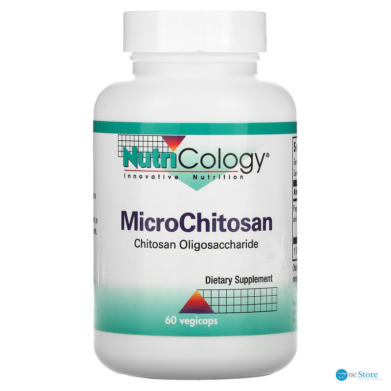 Мікрохітозан для схуднення, MicroChitosan, Nutricology, 60 капсул