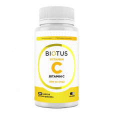 Вітамін С, Vitamin C, Biotus, 500 мг, 100 капсул