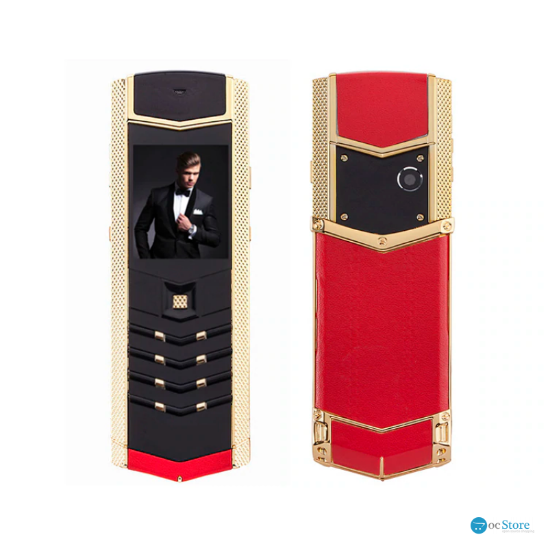 Телефон H-Mobile V1 (Hope V1) red-gold. Vertu design