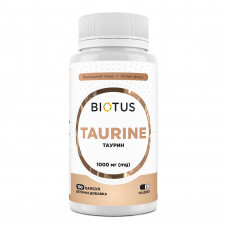 Таурін, Taurine, Biotus, 1000 мг, 100 капсул