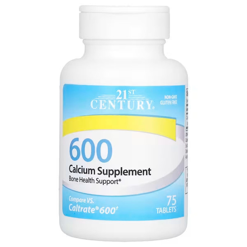 Кальцій для кісток, Calcium Supplement, 21st Century, 600 мг, 75 таблеток