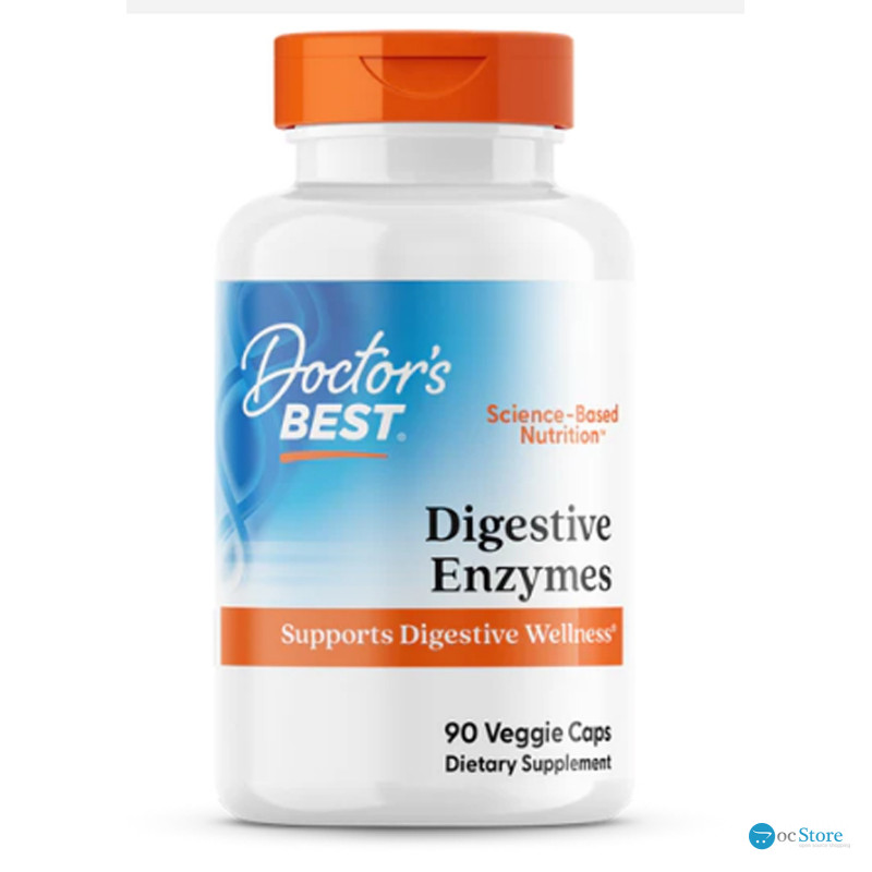 Травні ферменти, Digestive Enzymes, Doctor's Best, 90 капсул