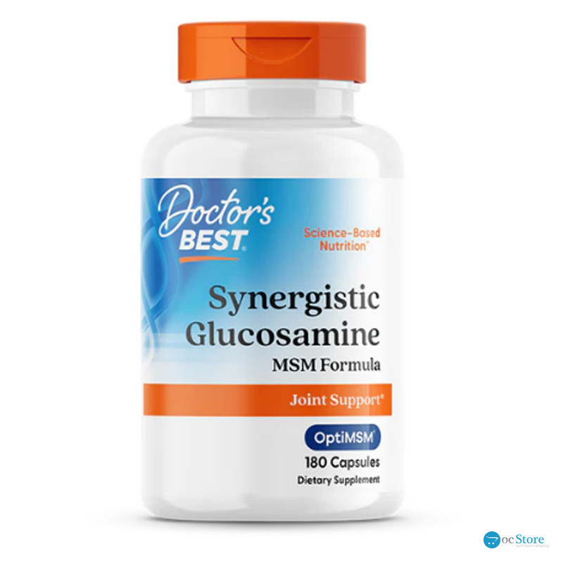 Глюкозамін МСМ, Synergistic Glucosamine MSM Formula, Doctor's Best, 180 капсул