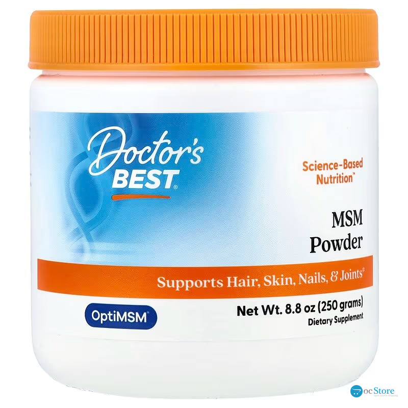 Метилсульфонілметан, МСМ, Best MSM, Doctor's Best, 250 гр.