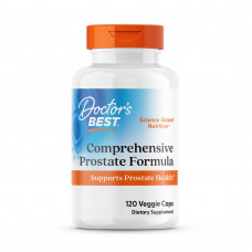 Здоров'я простати, Comprehensive Prostate Formula, Doctor's Best, комплексна формула, 120 вегетаріанських капсул