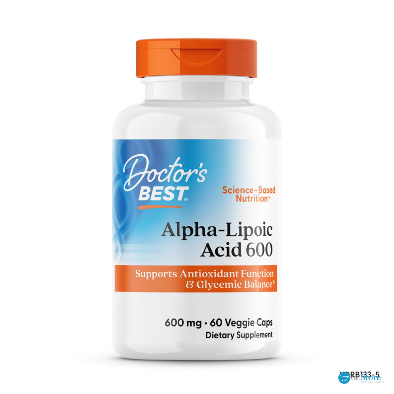 Альфа-ліпоєва кислота, Alpha-Lipoic Acid, Doctor's Best, 600 мг, 60 капсул