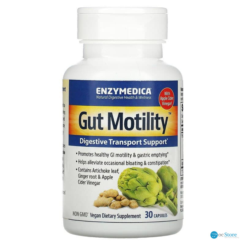 Підтримка моторики ШКТ та травлення, Gut Motility, Enzymedica, 30 капсул