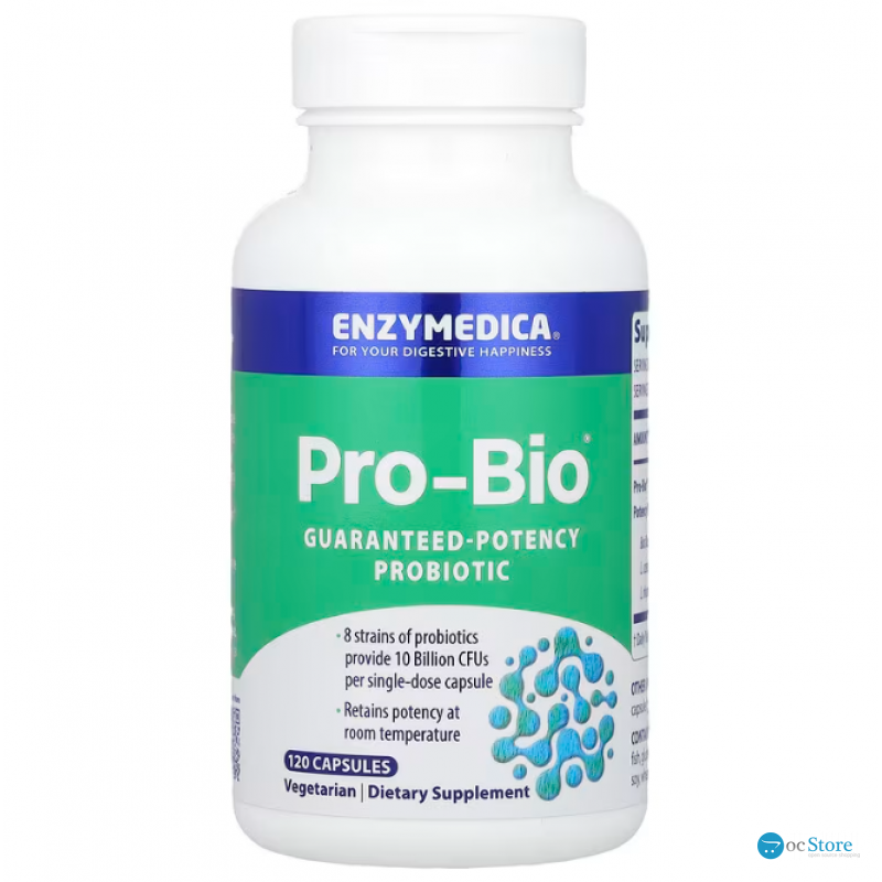 Пробіотик гарантованого дії, Guaranteed Potency Probiotic, Enzymedica, 120 капсул
