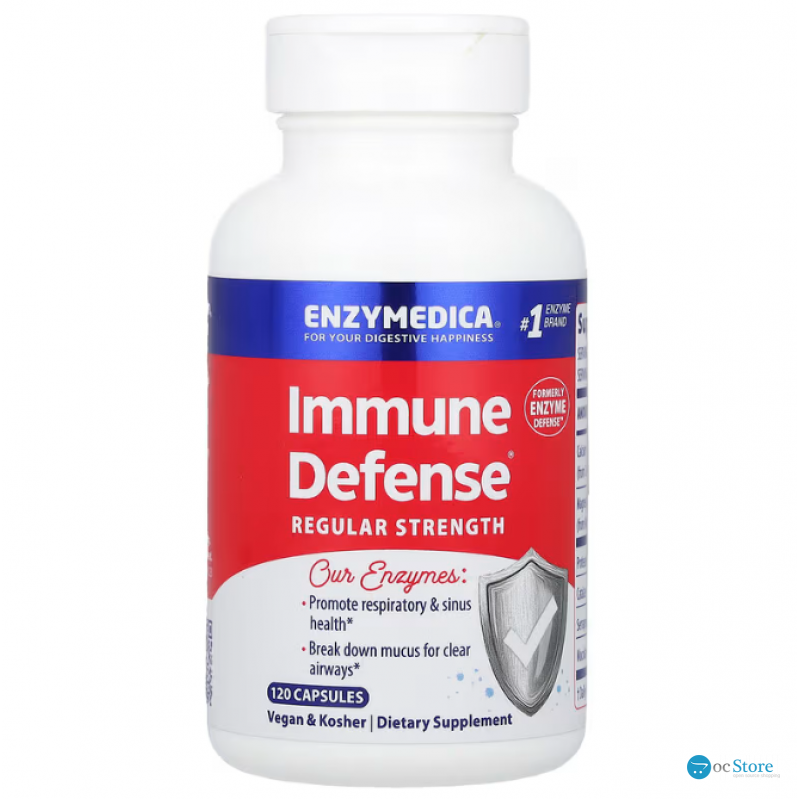 Ферменти, Enzyme Defense, Enzymedica, ViraStop, протеолітичні, 120 капсул