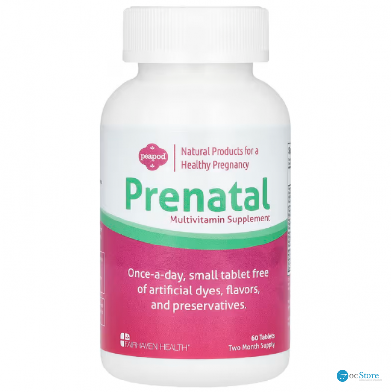 Вітаміни для вагітних, Prenatal Multivitamin, Fairhaven Health, 60 таблеток