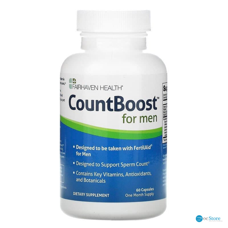 Репродуктивне здоров'я чоловіків, CountBoost, Fairhaven Health, 60 капсул