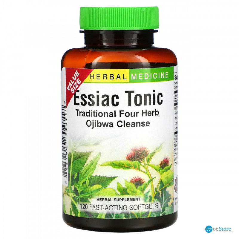 Трав'яна формула оджибва, Essiac Tonic, Herbs Etc., 120 капсул