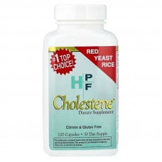 Червоний дріжджовий рис, HPF, Cholestene, Healthy Origins, 120 капсул (600 мг на капсулу)