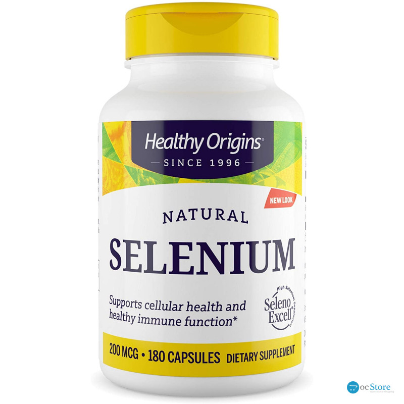 Селен, Seleno Excell, Healthy Origins, 200 мкг, 180 капсул