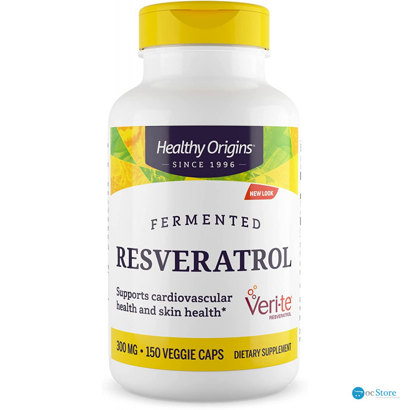 Ресвератрол, Resveratrol, Healthy Origins, 300 мг, 150 капсул