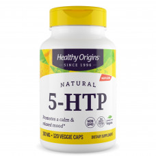 5-НТР, 5-гідрокситриптофан, 5-HTP, Healthy Origins, 100 мг, 120 вегетаріанських капсул