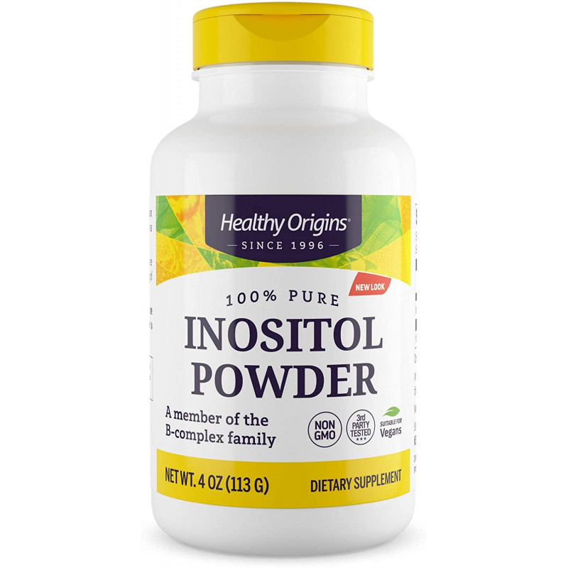 Інозітол, Inositol Powder, Healthy Origins, порошок, 113.4 г
