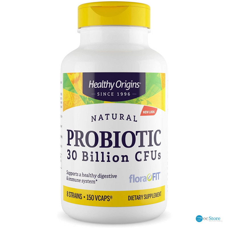 Пробіотики, Probiotic, Healthy Origins, 30 млрд. КУО, 150 вегетаріанських капсул
