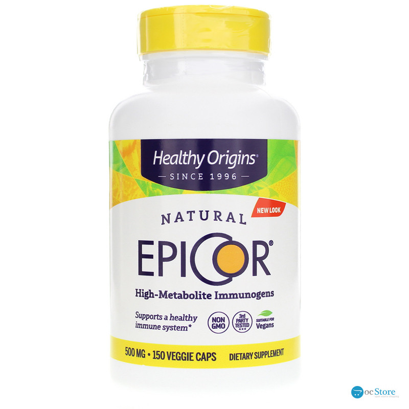 Епікор, EpiCor, Healthy Origins, 500 мг, 150 вегетаріанських капсул